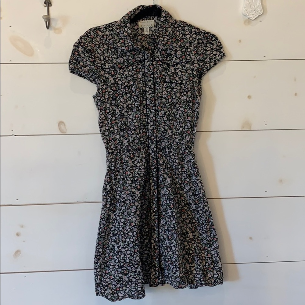 Floral Western Dress